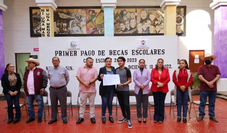 Estas son las fechas para pago de becas en Navolato