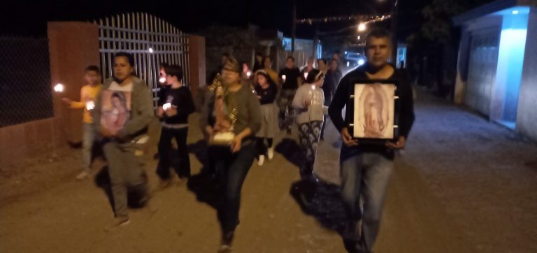Inician peregrinos docenarios a la Guadalupana