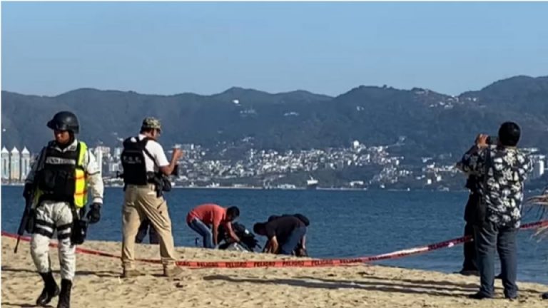 Persiguen y ejecutan a hombre en playa de Acapulco