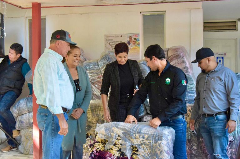 Donan 600 cobijas a El Fuerte para combatir crudo frío