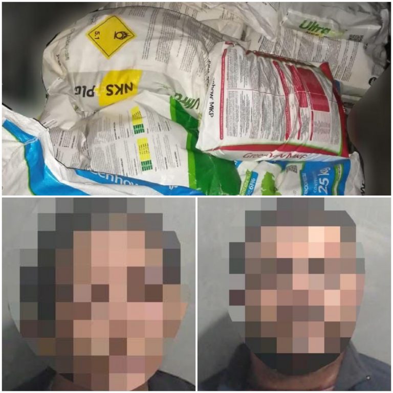 Cae pareja por robo a agrícola