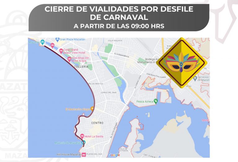 Cerrarán este domingo avenida del Mar por desfile
