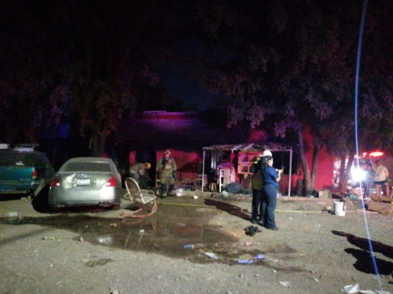 Muere persona invidente tras incendio de vivienda