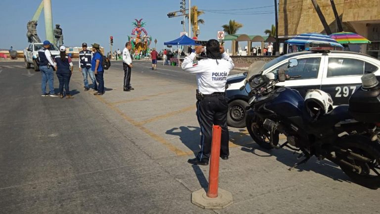 Inspeccionan apartados en avenida Del Mar previo al desfile