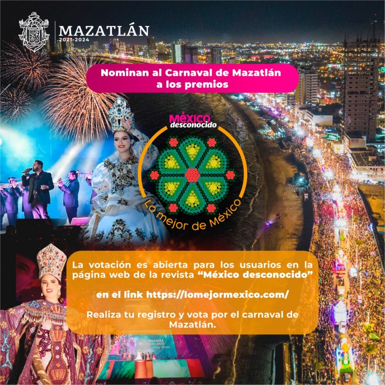 Nominan al Carnaval Mazatlán a premios ‘Lo mejor de México’