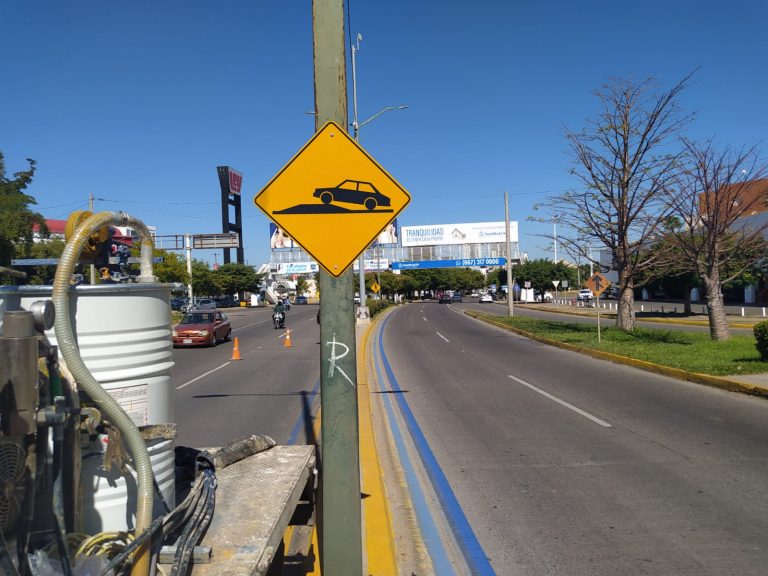 Inicia construcción de paso peatonal en bulevar Sánchez Alonso