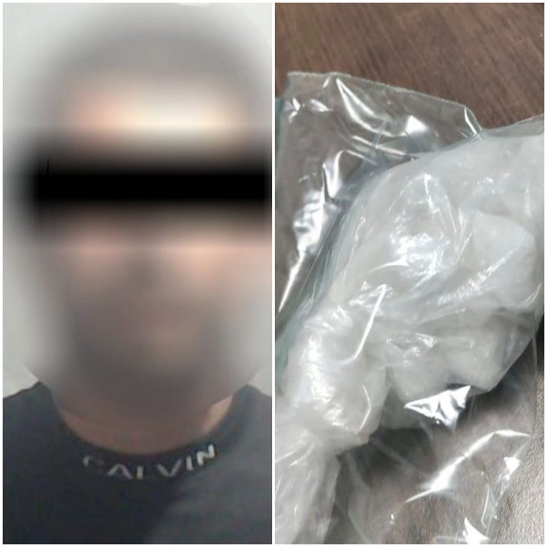 Se echó a correr al ver a policías, llevaba 20 dosis de cristal