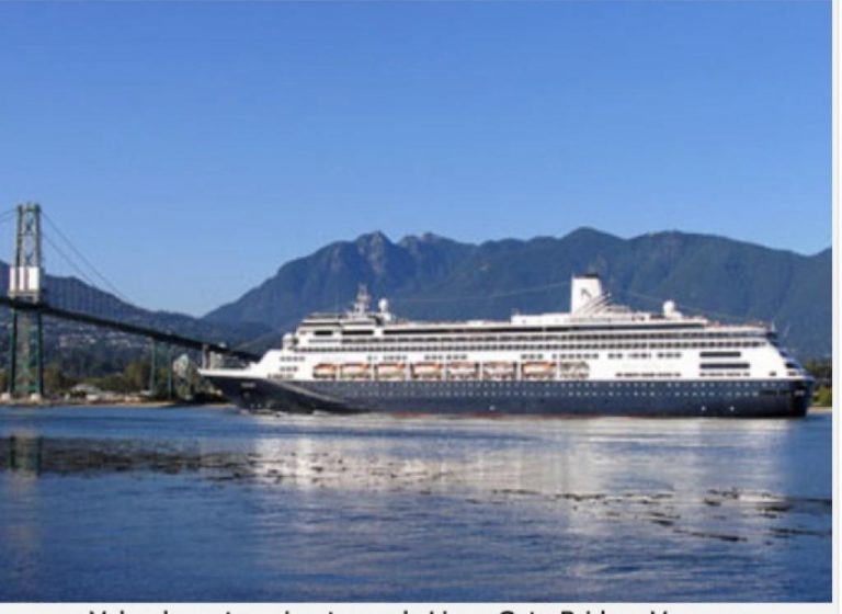 Navío de Holland America llegará a Topolobampo en diciembre próximo