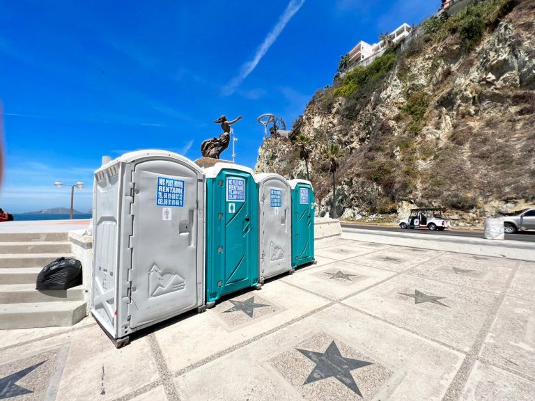 Instala Mazatlán baños públicos gratuitos