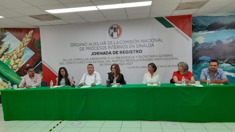 Registra PRI Sinaloa 2 planillas para dirigencia