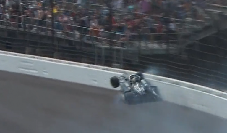 Pato O’Ward termina a 6 vueltas en las 500 Millas de Indianápolis