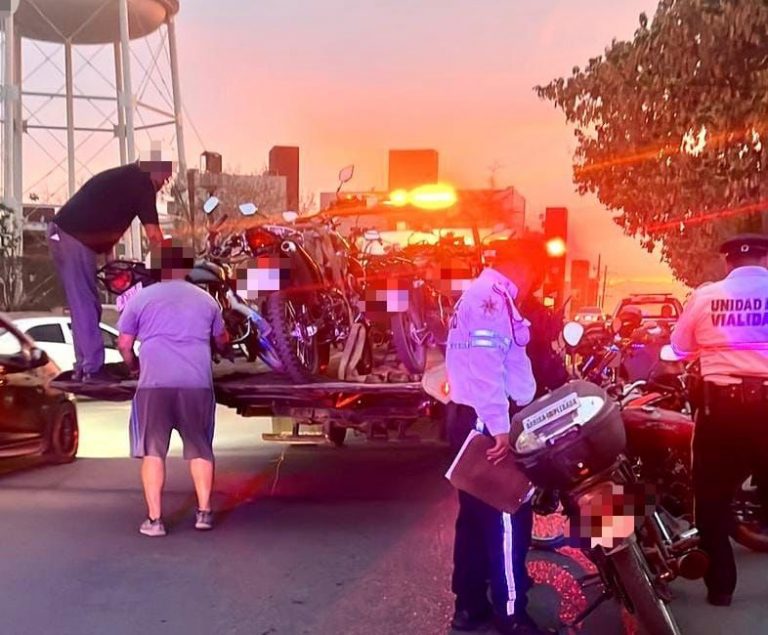 ‘Peinan’ 4 colonias de Culiacán y aseguran 16 motocicletas
