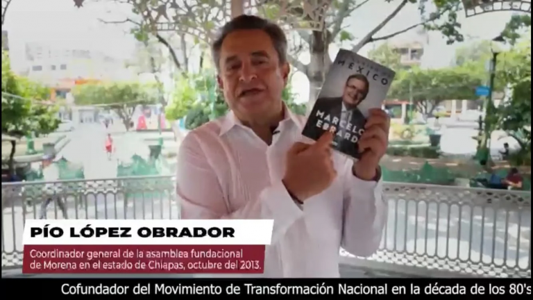 Prefiere Pío López Obrador a Ebrard