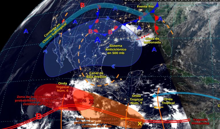 Aumenta potencial de ciclones en el Pacífico