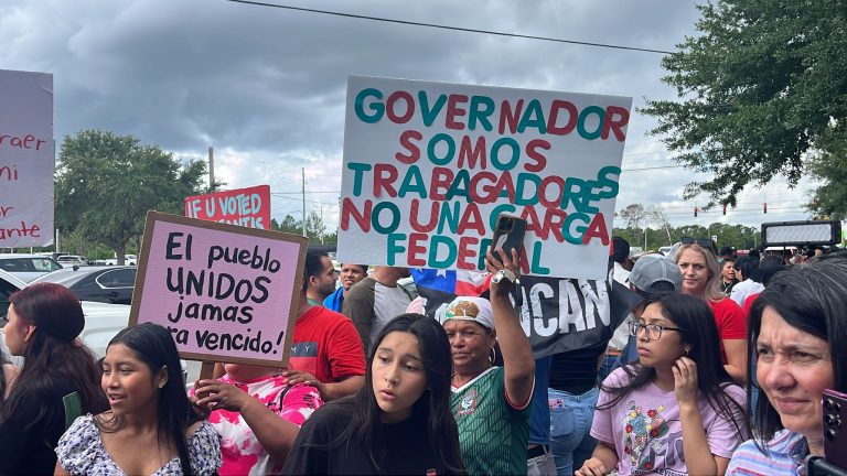Activan en Florida protesta con Un día sin Migrantes