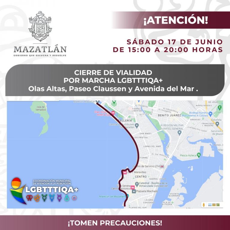 Cerrarán este sábado Avenida del Mar, Paseo Claussen y Olas Altas