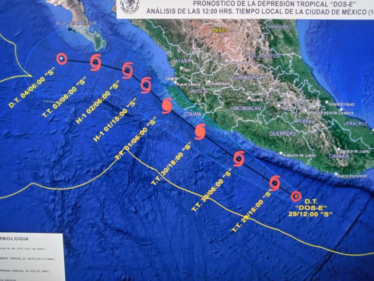 Sin riesgo Sinaloa por huracanes ‘Adrián’ y ‘Beatriz’