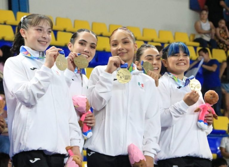 México conquista oro en gimnasia artística femenil en Centroamericanos