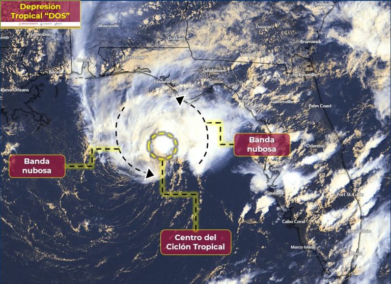 Se forma la depresión tropical 2 en el Golfo de México