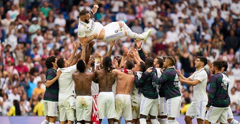 Se despide Benzema con gol y aplausos del Bernabéu
