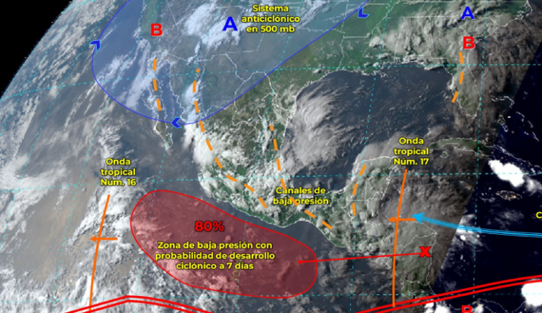A punto de un nuevo ciclón en el Pacífico