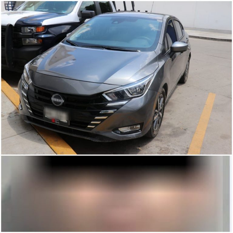 Cae durante persecución con auto robado