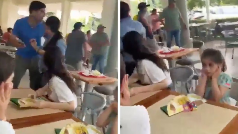 Denuncia candidato de Ecuador balacera donde desayunaba