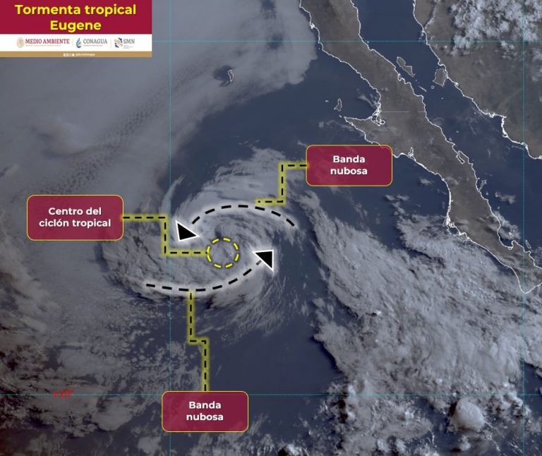 La tormenta tropical ‘Eugene’ continúa debilitándose
