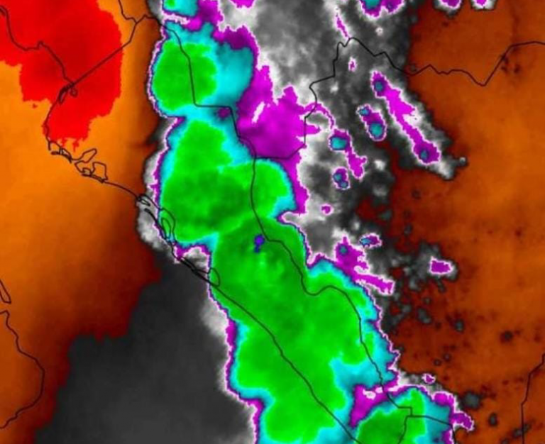 Se asoman tormentas de moderadas a fuertes