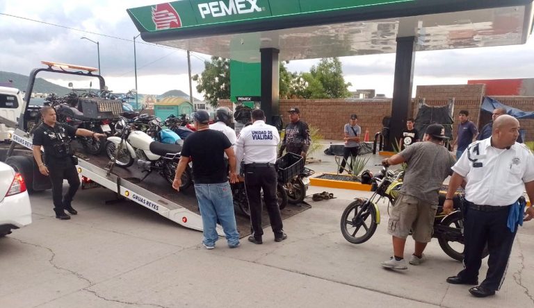 ‘Tumba’ Culiacán otras 25 motos… por exceso de velocidad