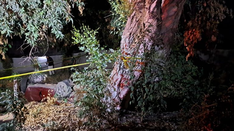 Muere automovilista al volcar en la ‘Costera’