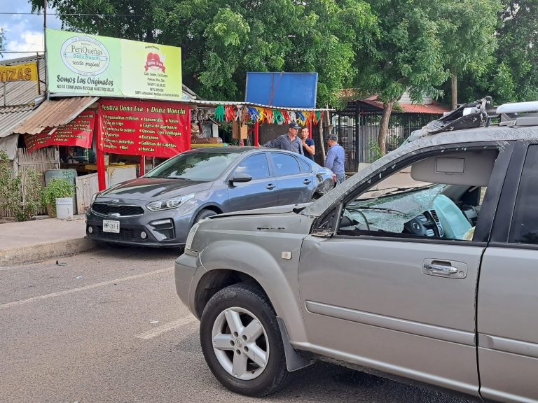 Deja choque 4 mujeres y un bebé heridos en Pericos
