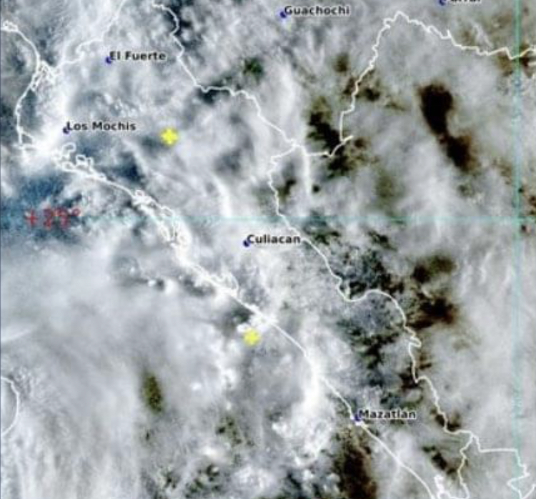 Advierten aumento de lluvia en las próximas horas