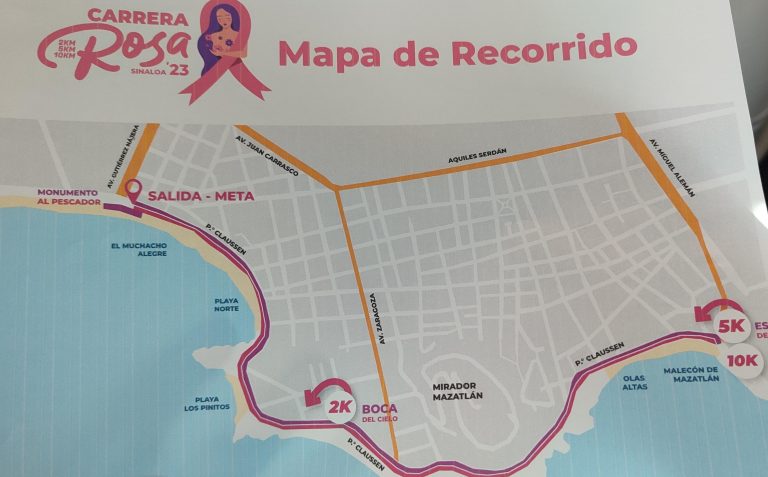 Cierran circulación de Playa Norte al Escudo de Sinaloa este domingo