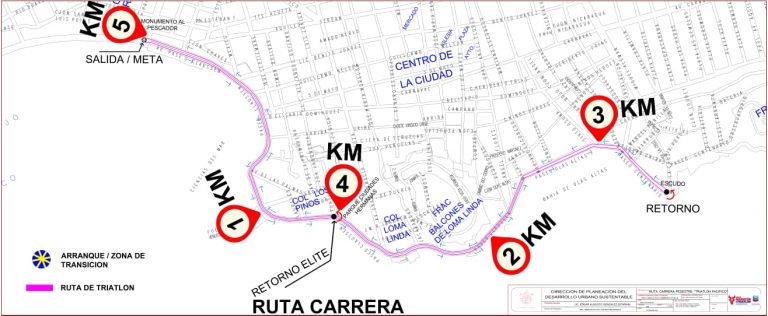 Cerrará Mazatlán vialidades por Maratón y Triatlón