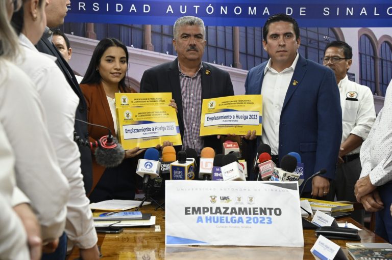 UAS recibe del SUNTUAS el emplazamiento a huelga y pliego petitorio 2023