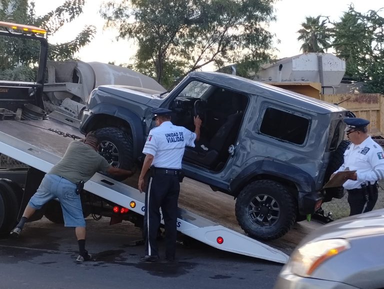 Culiacancito: Iban a exceso de velocidad y terminan en un hospital