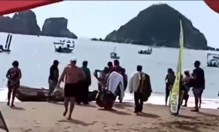 Muere mujer turista atacada por un tiburón en Jalisco