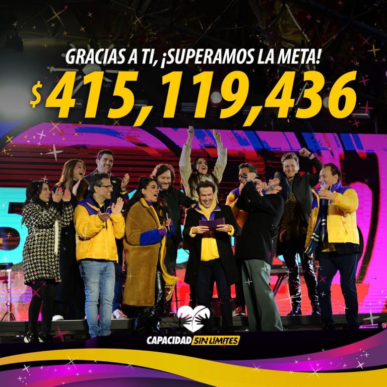 Recauda Teletón más de $415 millones