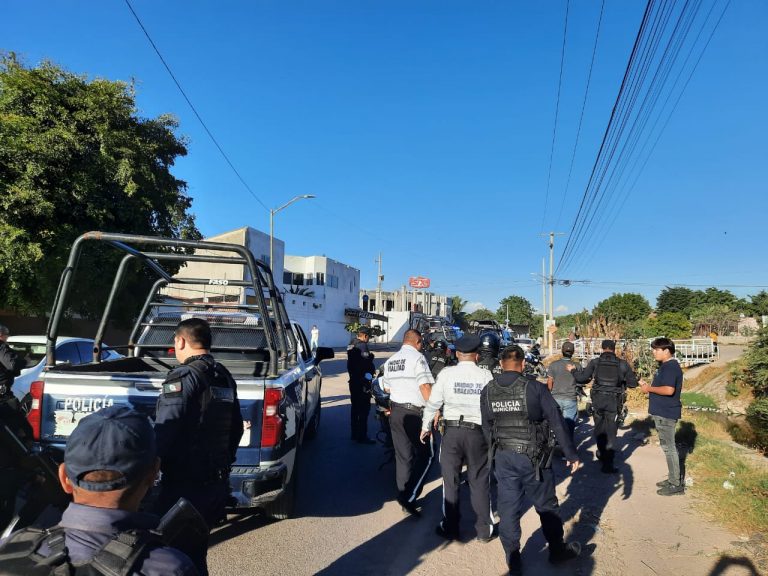 Resulta policía herido en persecución en Culiacán