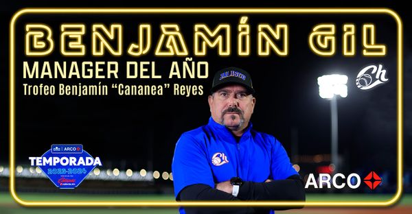 Es Benjamín Gil Manager del Año en la LMP