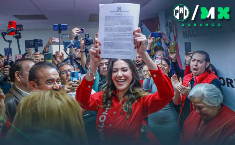 ¡Es Paloma! Se registra al Senado e irá con Eduardo Ortiz