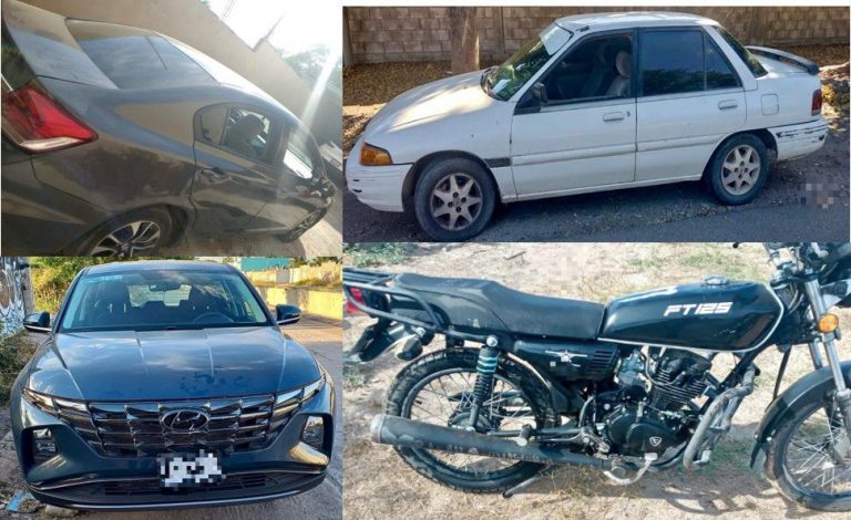 Localizan en Culiacán 4 vehículos robados