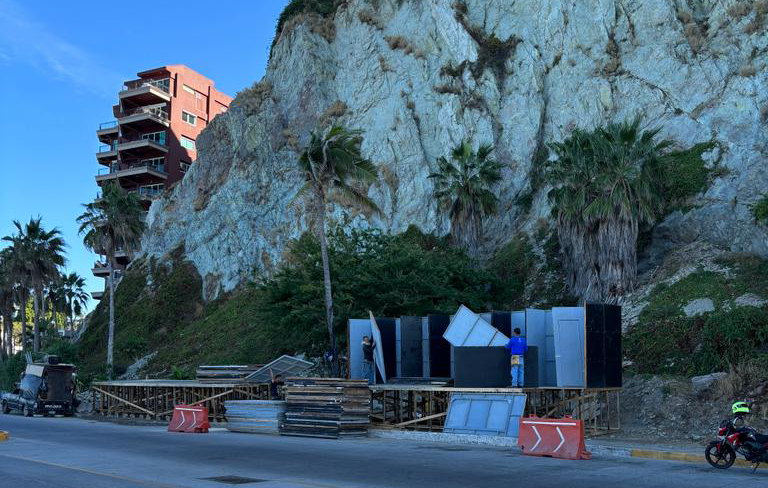 Instalan taquillas y baños públicos en zona de Carnaval