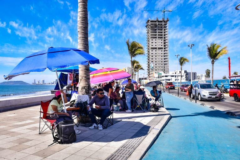 Empieza apartado de sillas ¡Así luce Mazatlán previo al Carnaval!