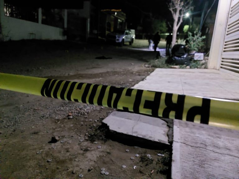 Lo dejan sin vida a balazos en la colonia El Mirador