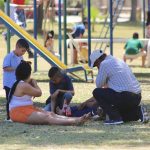 Niños parque El Fuerte