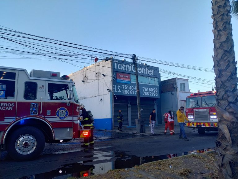 Se incendia un bar en la Industrial Bravo
