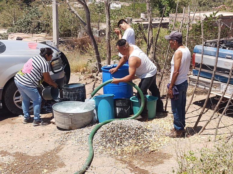Iniciarán tandeos de agua potable en Ahome