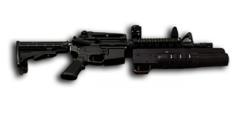 Llevaba armas, un lanza granadas y granadas